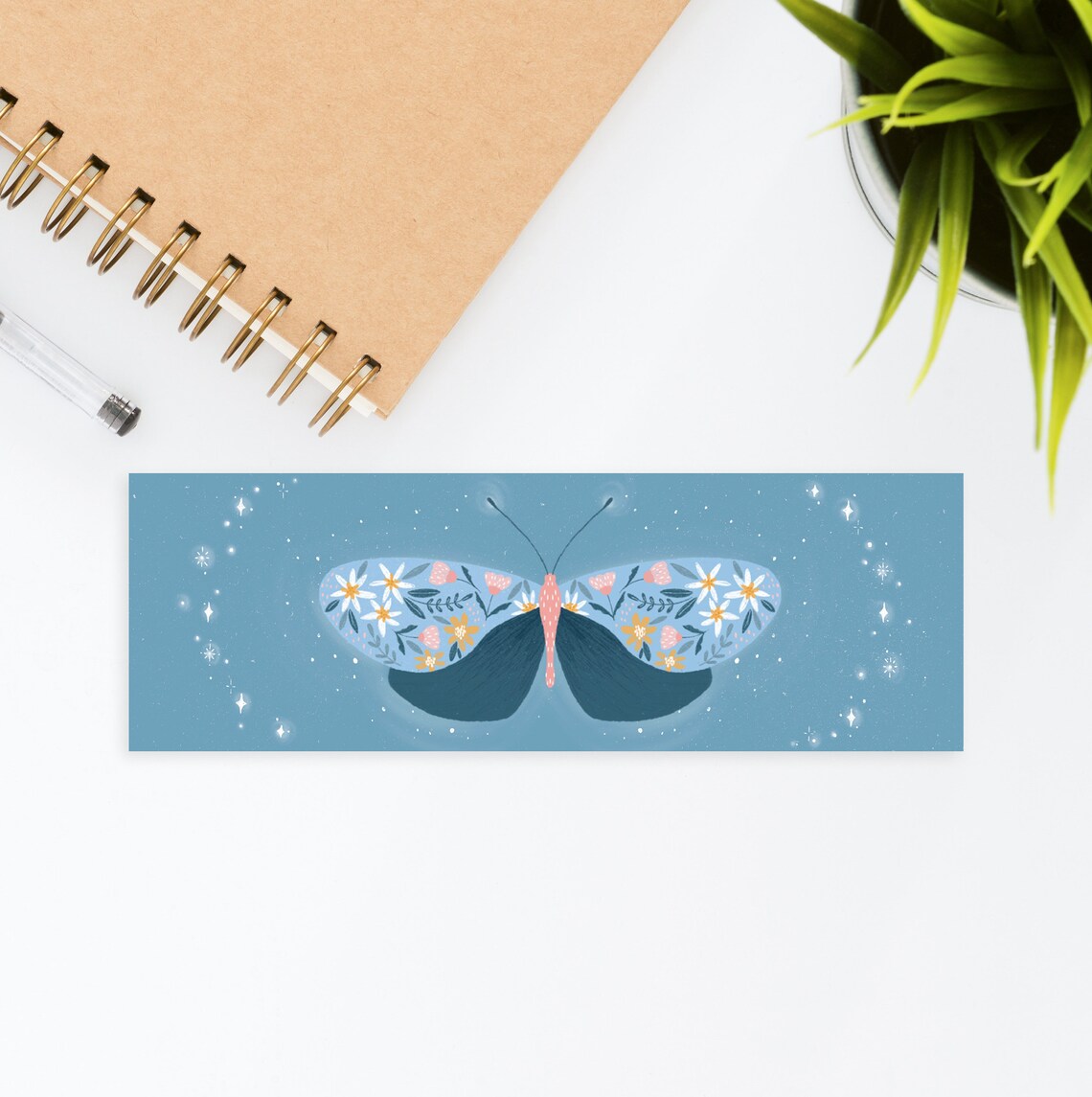 Printable Butterfly Bookmarks Template Digital Bookmark | Etsy