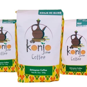 Ethiopian Whole Beans Coffee Grade 1 (washed Guji) 12oz