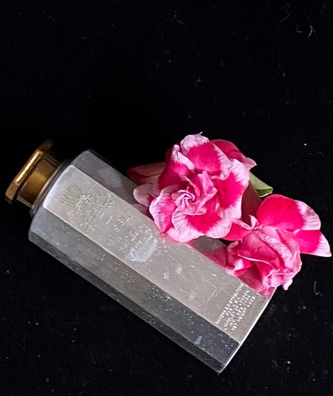 Vintage Yardley of London Men's Invisible Talc Canister W/ Brass Lid