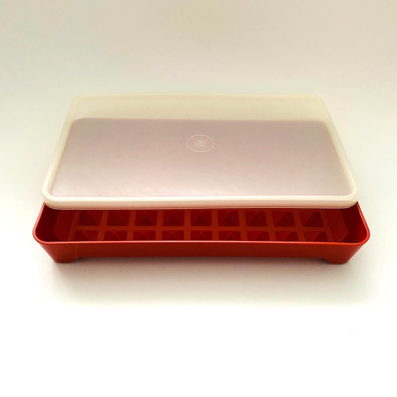 Vintage Tupperware Cold Cut Storage Container W/lid: Meat Marinade Tray ...