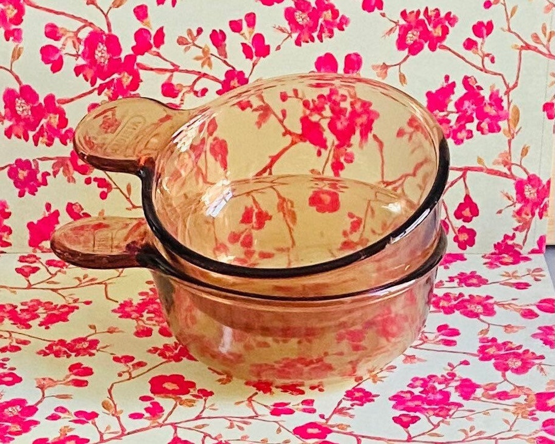 Corning Ware Visions Jeu de 2 casseroles à poignée en verre Etsy France
