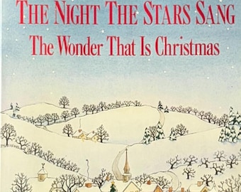 The Night the Stars Sang-The Wonder of Christmas, Vintage Holiday Story, Music, Activity Book