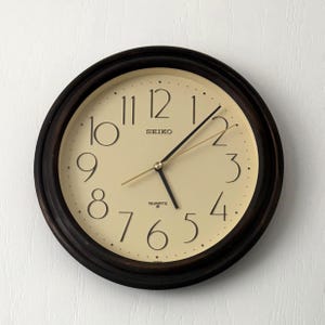 Seikosha Vintage Wall Clock - Etsy