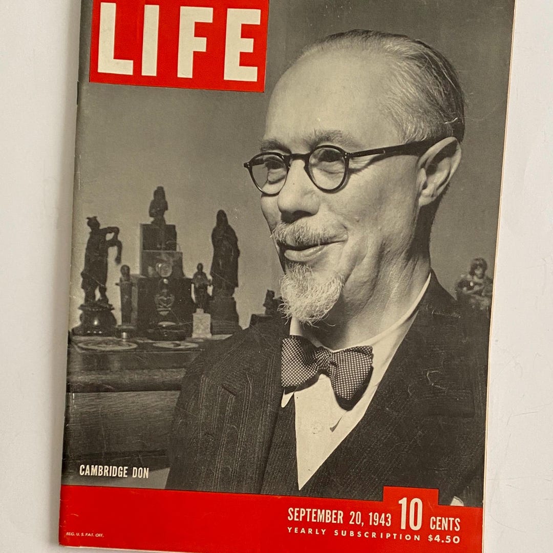 Vintage LIFE Magazine September 1943: Cambridge Don Cover, Historical ...