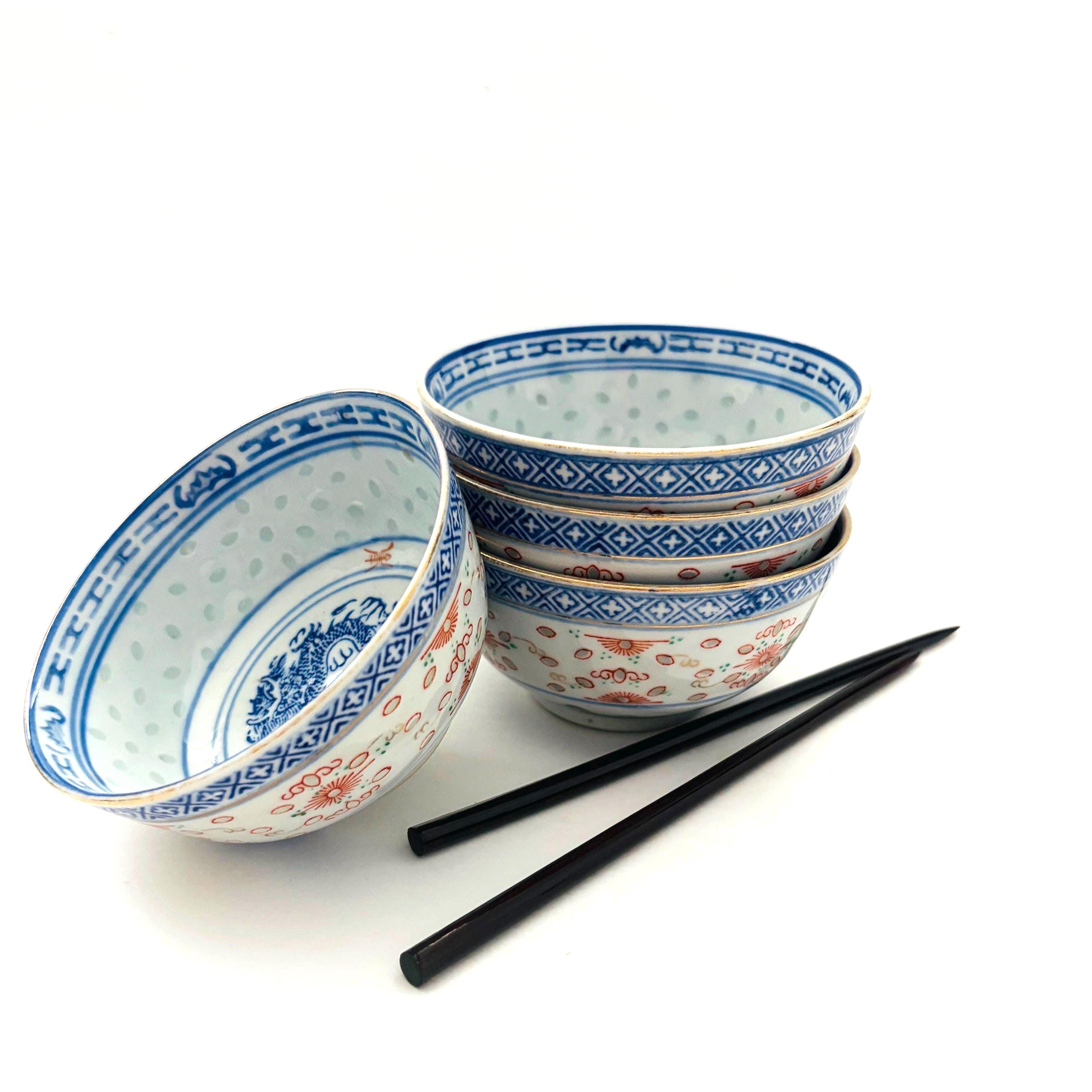 Vintage Chinese Porcelain Bowl - Etsy