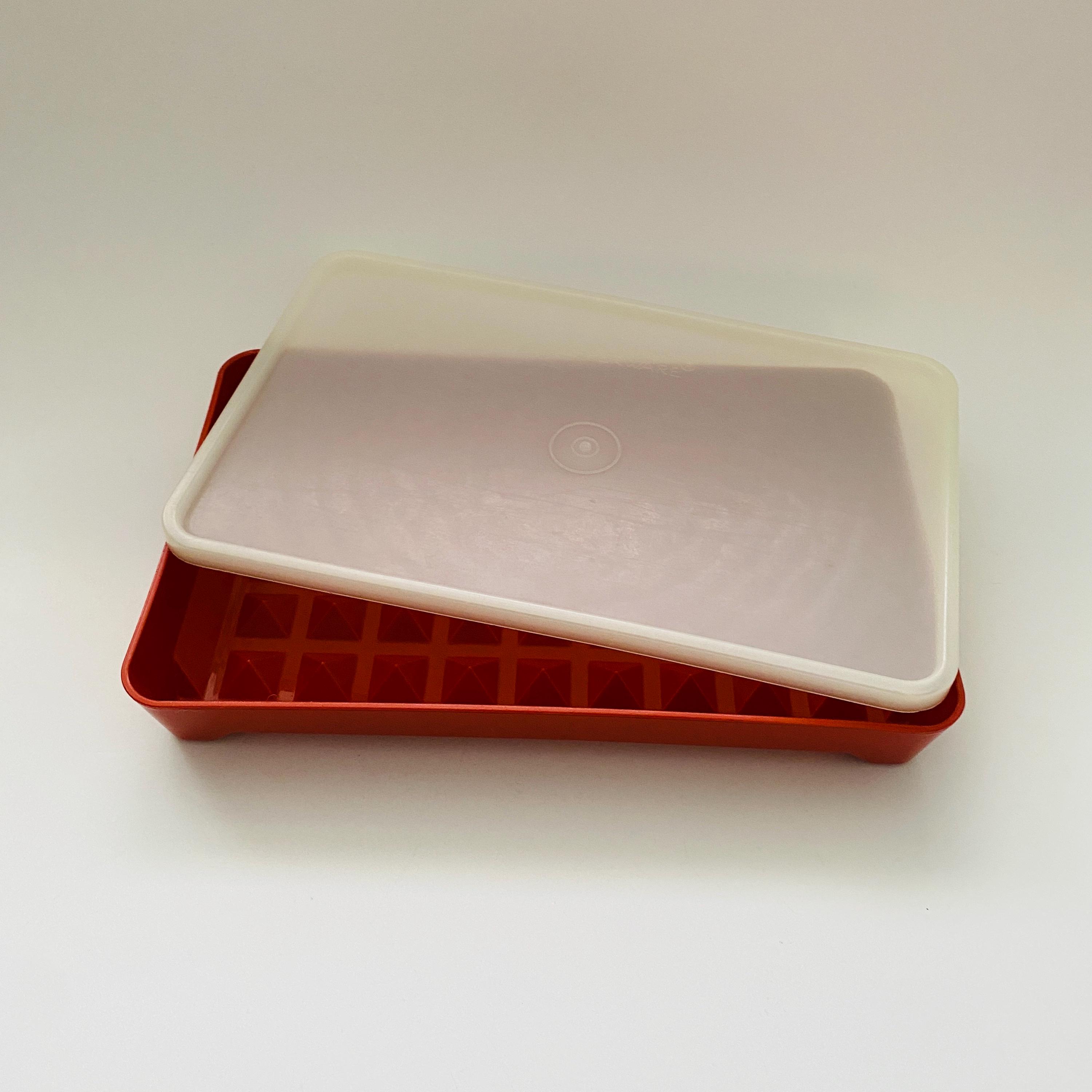 Vintage Tupperware Cold Cut Storage Container W/lid: Meat Marinade Tray ...