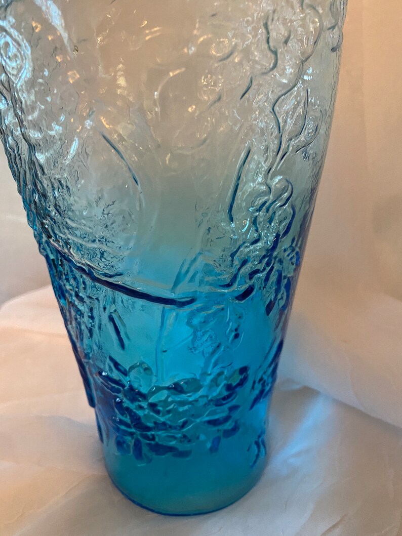 Vintage TIARA GLASS Vase Pair of PARROTS. 9 Indiana Glass Etsy