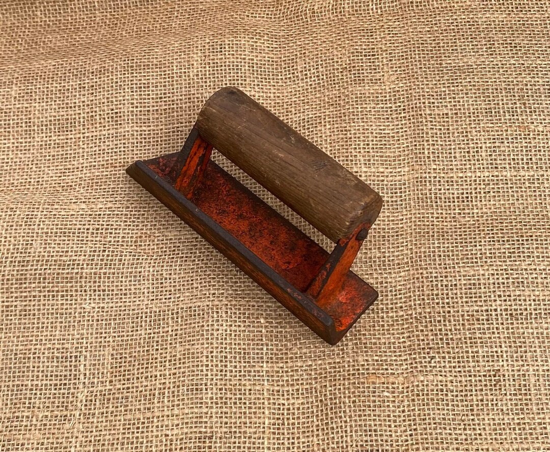 Vintage Milescraft Angled Masonry Tool, Concrete Corner Trowel, Edger