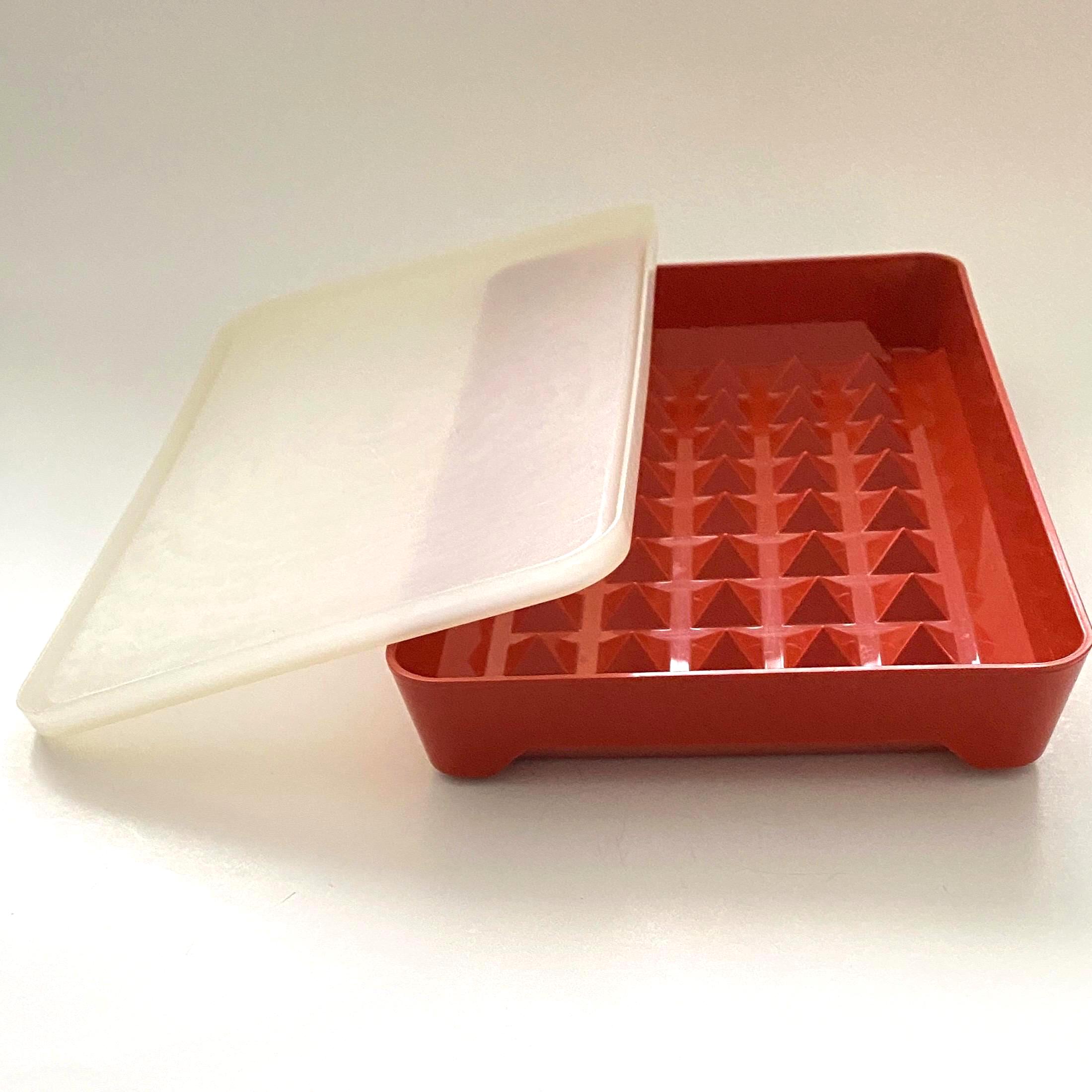 Vintage Tupperware Cold Cut Storage Container W/lid: Meat Marinade Tray ...
