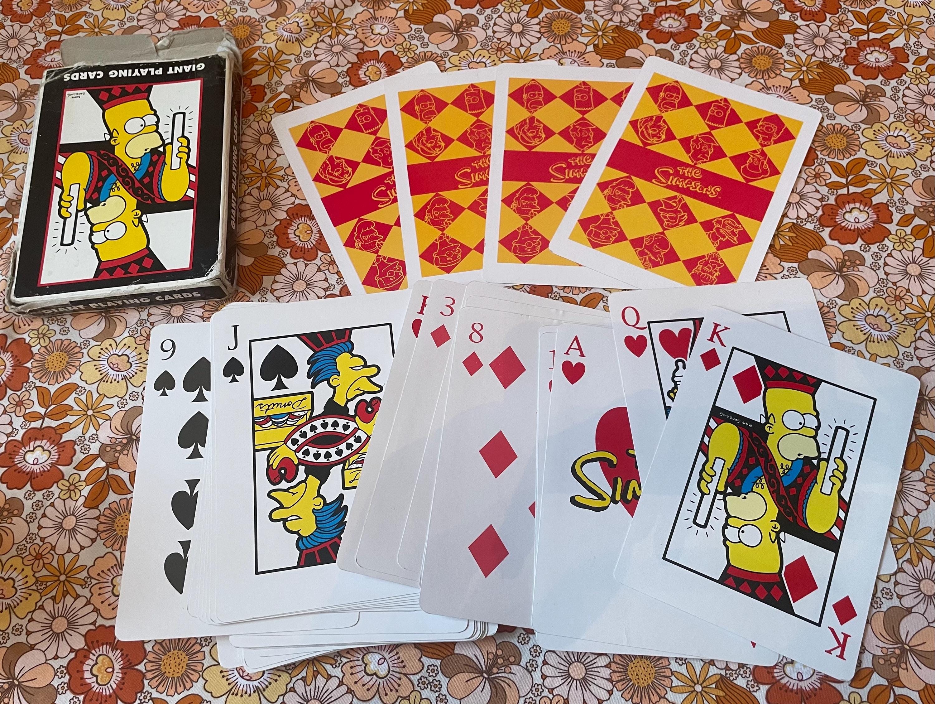 Simpsons playing cards - Etsy 日本