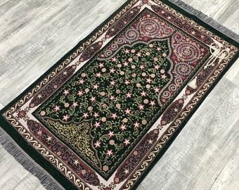 Ottoman Paryer Rug, Prayer Mat, Woven Prayer, Free Embroidery Mat, Janamaz,Custom Rug,  Muslim Gift, Islamic Gift Mat, Sajjada Rug, Mats,