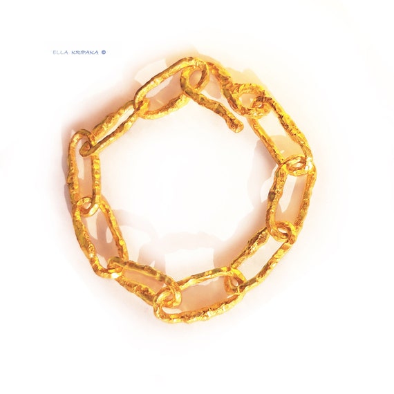 18K Yellow Gold Gucci Link Bracelet 8.5 Grams 5.75 Inches – Blue Ribbon  Rarities