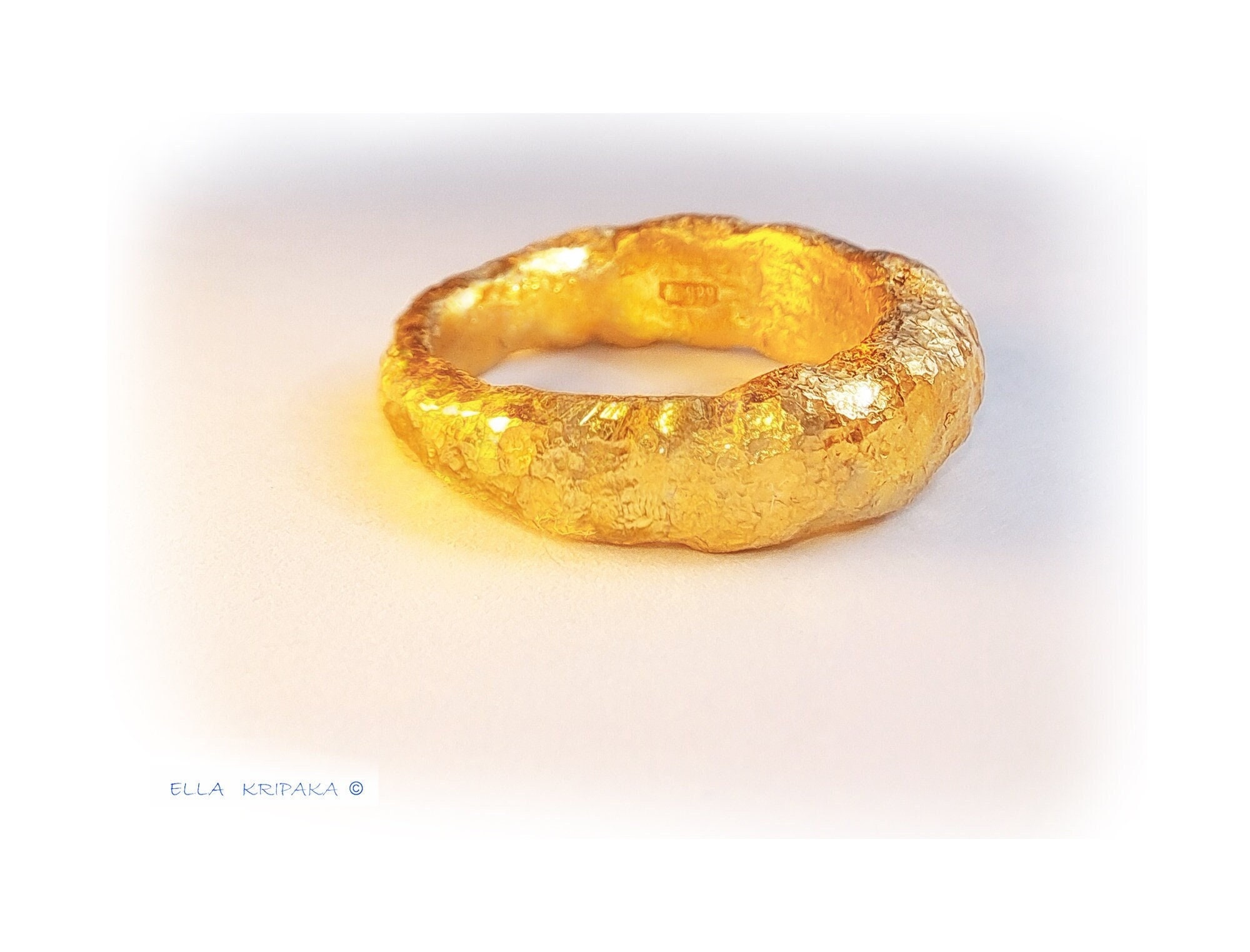 Pure Gold Mens Wedding Band,, 24 Karat Solid Gold Ring,100% Pure Recycled  Gold, Unisex Ring, Recycled Gold, Made to Order Ring - Etsy