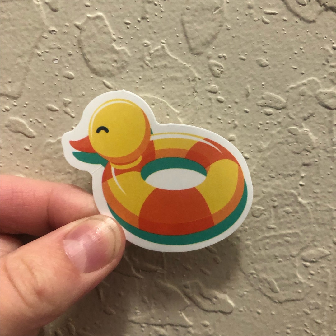 Rubber Duckie Pool Float Summer Vinyl Waterproof Sticker for Etsy