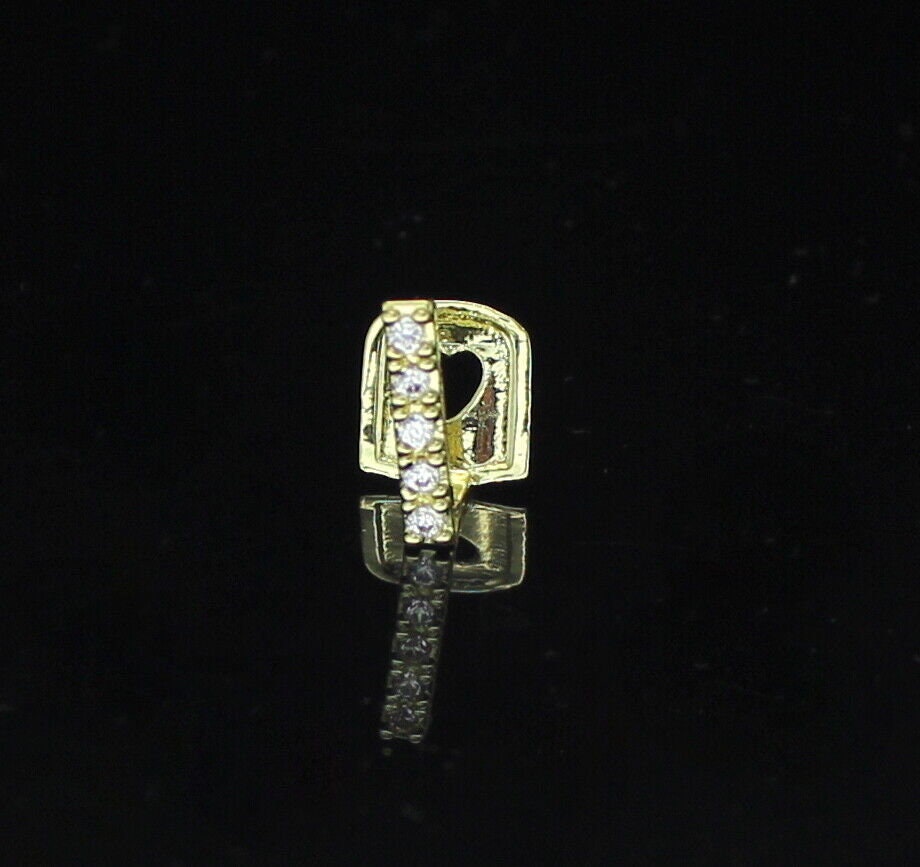 Hip Hop 14K Gold Plated Single Tooth Solid Grillz Grill Cap With Mold Kit 4pcs E