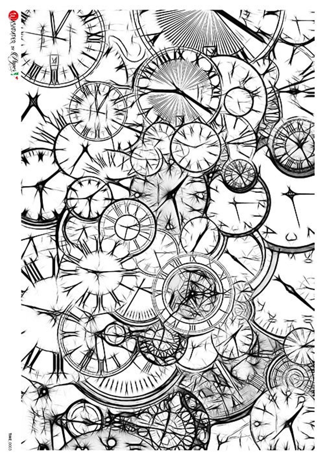 Paper Designs Rice Paper Clocks Rice Paper A4 Rice Paper Natural Rice