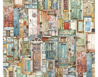 Ciao Bella | 1 Piece Majestic Dream Collection | Your Destiny l A4 Rice Paper | Mixed Media | Made In Italy | CBRP531