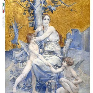 Paper Designs Rice Paper | Victorian Scene Rice Paper | A4 Rice Paper | Decoupage Paper | 12.5&quot; x 8.6&quot; | Scene 0128