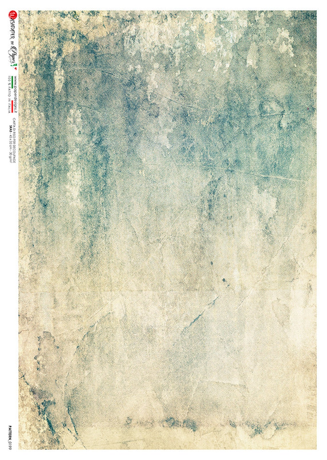 Paper Designs Rice Paper | Blue Texture Rice Paper | A4 Rice Paper ...