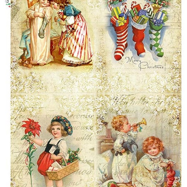 Christmas Rice Paper - Etsy