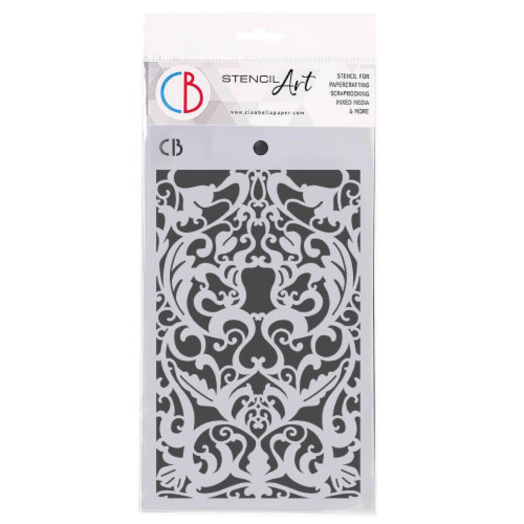Ciao Bella Texture Stencil | Secret Coffer Stencil | 8.5