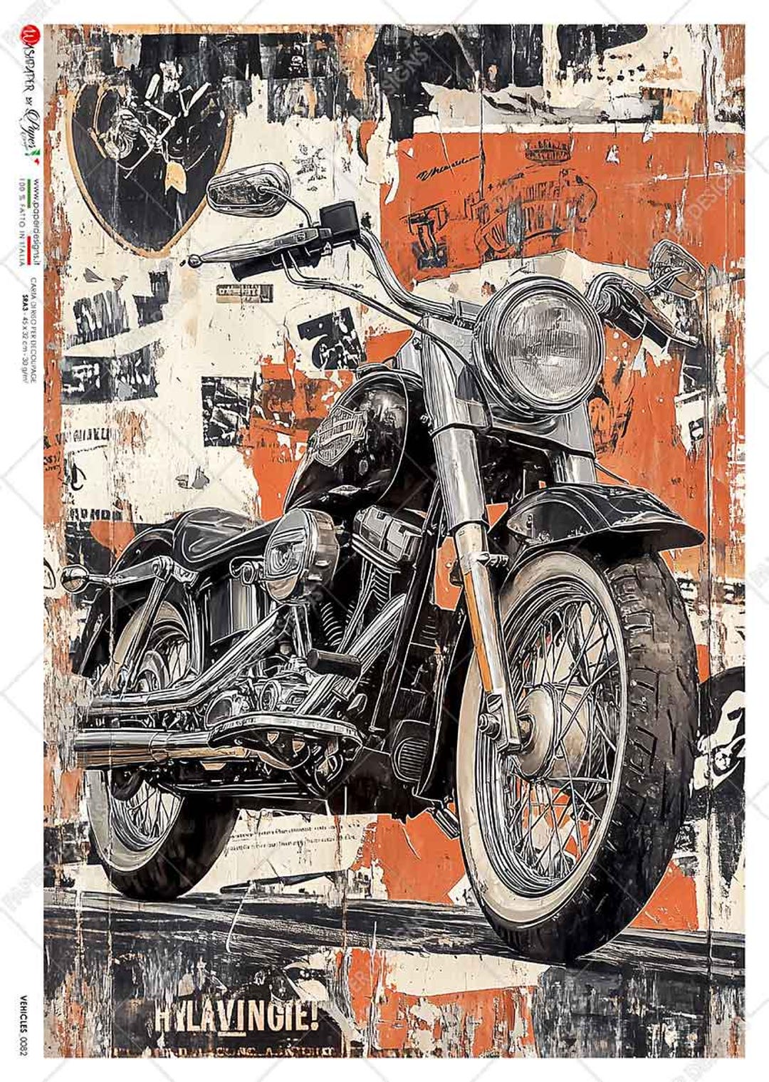 Paper Designs Rice Paper | Vehicles Rice Paper | A4 Rice Paper ...