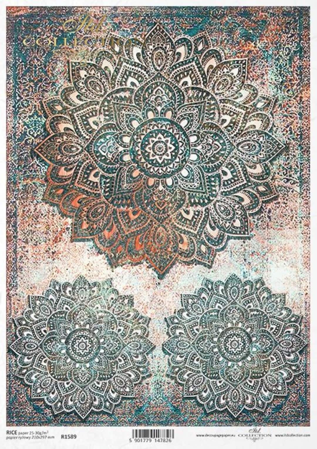 ITD Collection | Pattern Rice Paper | A4 Rice Paper | Decoupage Paper ...