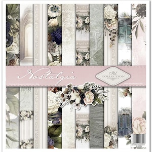 ITD Collection Nostalgia | Single Sided Paper | 12x12 Paper | Card Stock | Acid free | Scrapbooking Paper | Ephemera