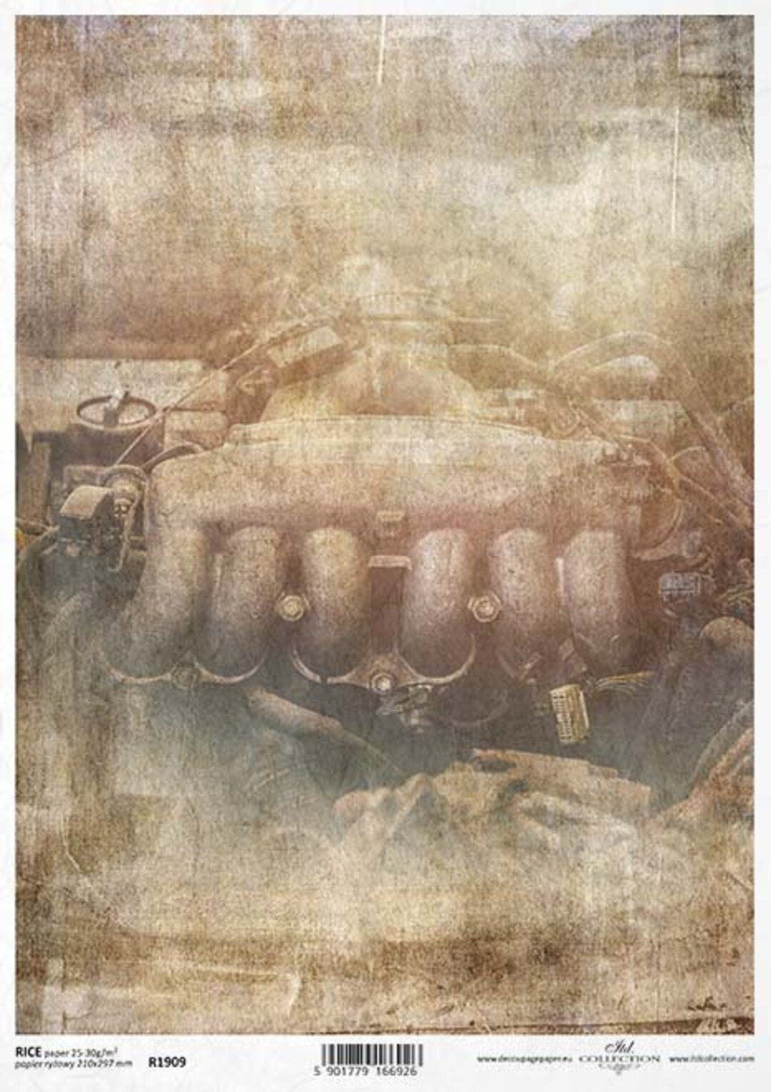 ITD Collection | Engine Rice Paper | A4 Rice Paper | Decoupage Paper ...