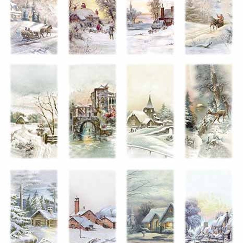 Winter Rice Paper - Etsy