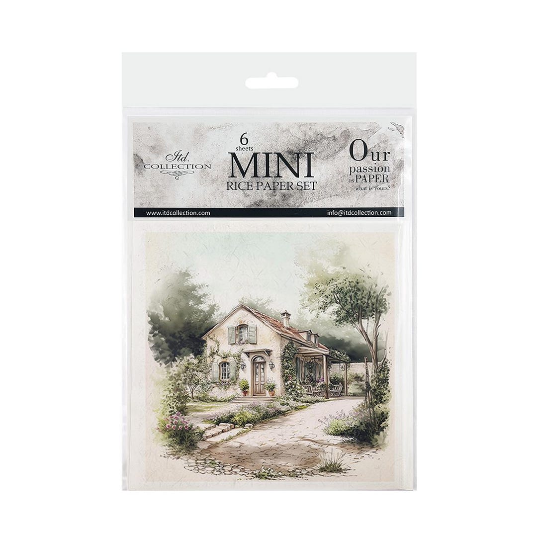 ITD Collection Mini Rice Paper Set | Farms, Farmhouse | Decoupage ...