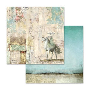 Stamperia Wonderland Scrapbooking Paper | 12x12 Double Sided Acid-Free Sheets bild 2