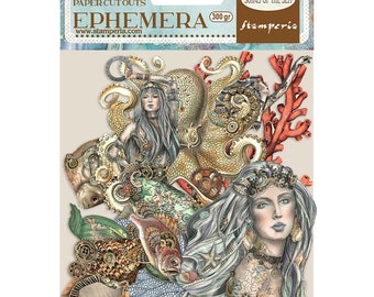 Stamperia Die-Cuts – Songs Of The Sea Ship & Treasures, DFLDC85 Scrapbooking Embellishments