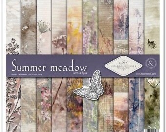 ITD Collection | Summer Meadow | Single Sided Paper | 12x12 Paper | Card Stock | Acid free | Scrapbooking Paper | Ephemera | SLS 034