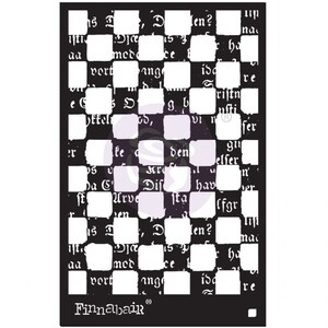 Re·Design With Prima® |  Finnabair 6″X9″ Stencils | MIND GAMES | 6″ x 9&quot; | Redesign | Prima | 967956