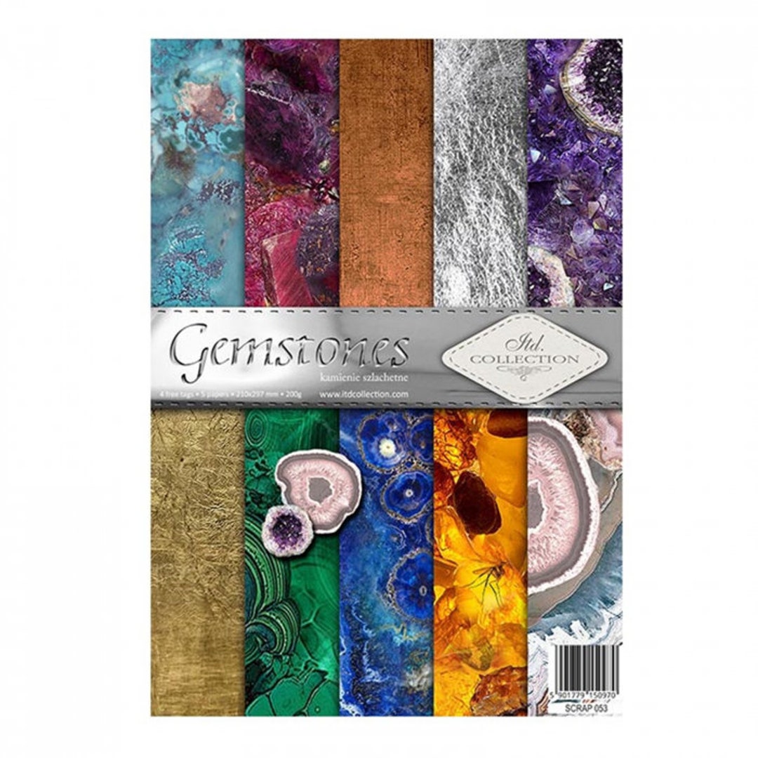 ITD Collection Gemstones 12 X 8 Paper Paper Card Stock Acid Free