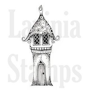 Lavinia Stamps | Harrieta&#39;s House | Cling Stamp | Large Silhouette Stamp |  13 x 6.5 cm | LAV361