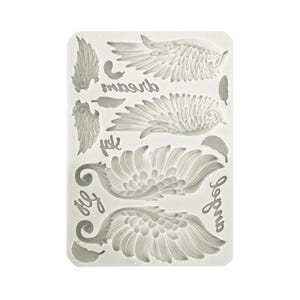 Stamperia | Silicone Mold | Wings | A5 Silicone Mould | Clay Mold | Resin Mold | Mix Media Art | KACMA512