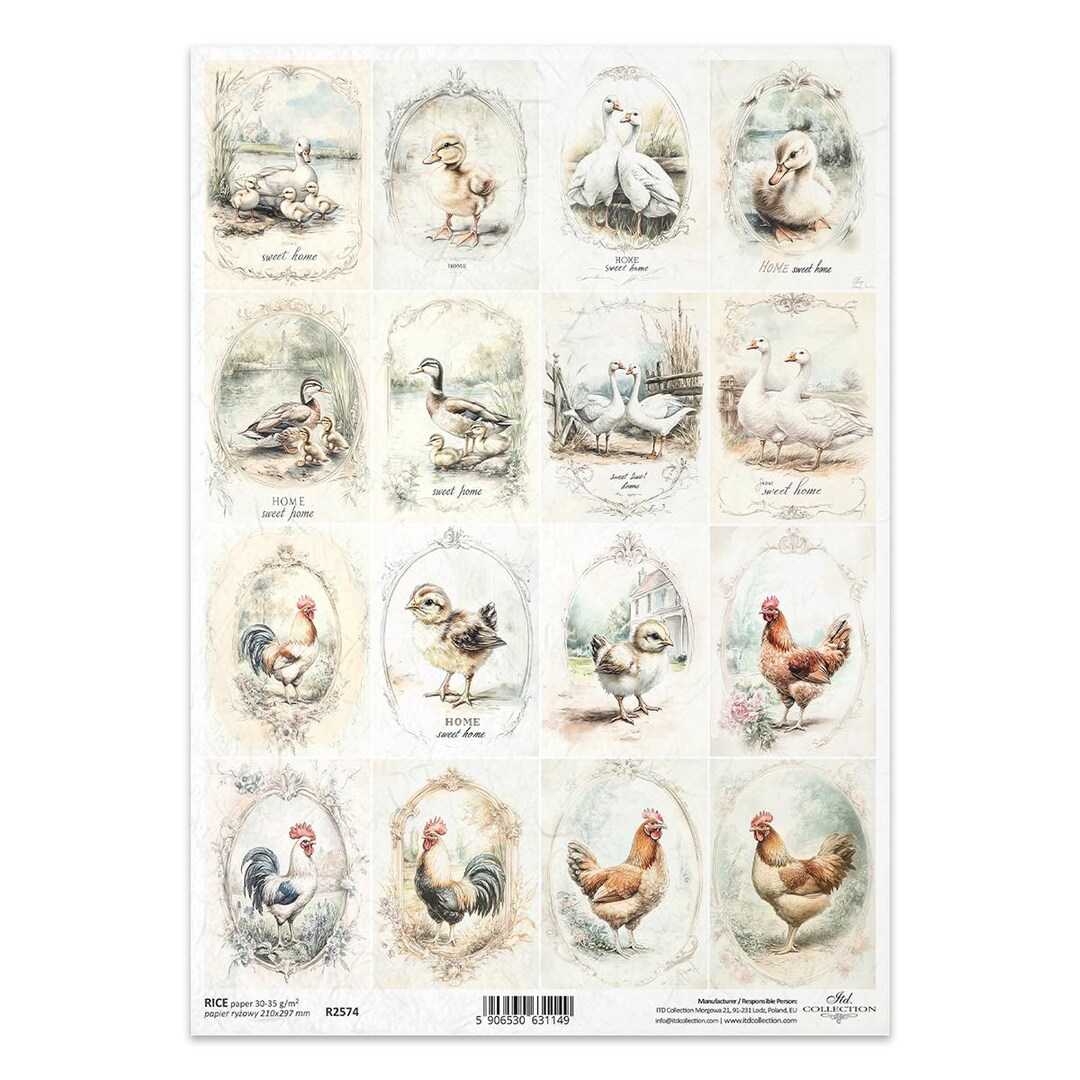 ITD Collection Rice Paper | Cottage in the Country Collection ...