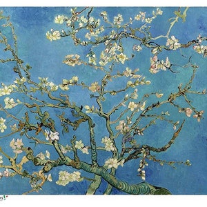 Paper Designs Rice Paper | Almond Blossoms Rice Paper | A4 Rice Paper | Natural Rice Paper | Decoupage Paper | 12.5&quot; x 8.6&quot; | Artwork 0062