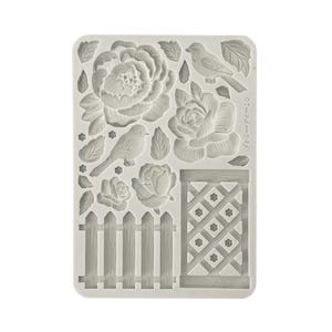 Stamperia | House of Roses A5 Silicone Mould Mold | Select One | Fence - KACMA559 | Ivy- KACMA567 | Resin Mold | Clay Mold | Mix Media Art
