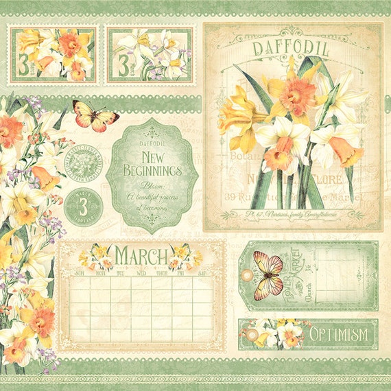 ZAKHSE Floral Cardstock Paper, 6"x 6" Scrapbook Paper Pad, 24 Sheets Single-sided Gorgeous Flowers Pattern Paper, Decorative Craft Design