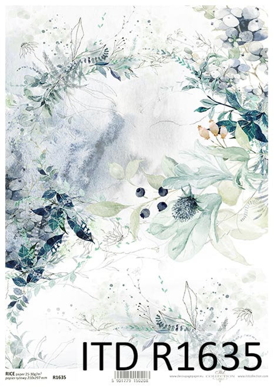 ITD Collection Winter A4 Rice Paper Decoupage Paper - Etsy