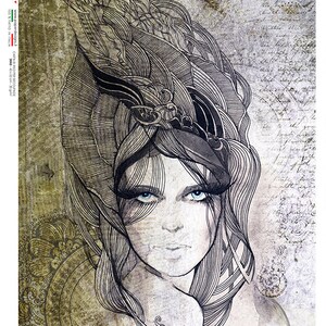 Paper Designs Rice Paper | Rice Paper | A4 Rice Paper | Natural Rice Paper | Decoupage Paper | 12.5&quot; x 8.6&quot; | Scene 0100