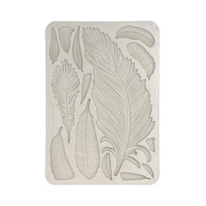 Stamperia | Masquerade Collection A5 Silicone Mold | Feathers KACMA552 | Beauty Accessories KACMA553 | Clay Mold | Resin Mold