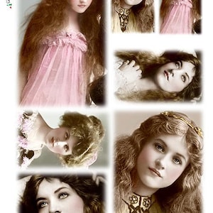 Paper Designs Rice Paper | Victorian Women | A4 Rice Paper | Decoupage Paper | 12.5&quot; x 8.6&quot; | Old Photos 0017
