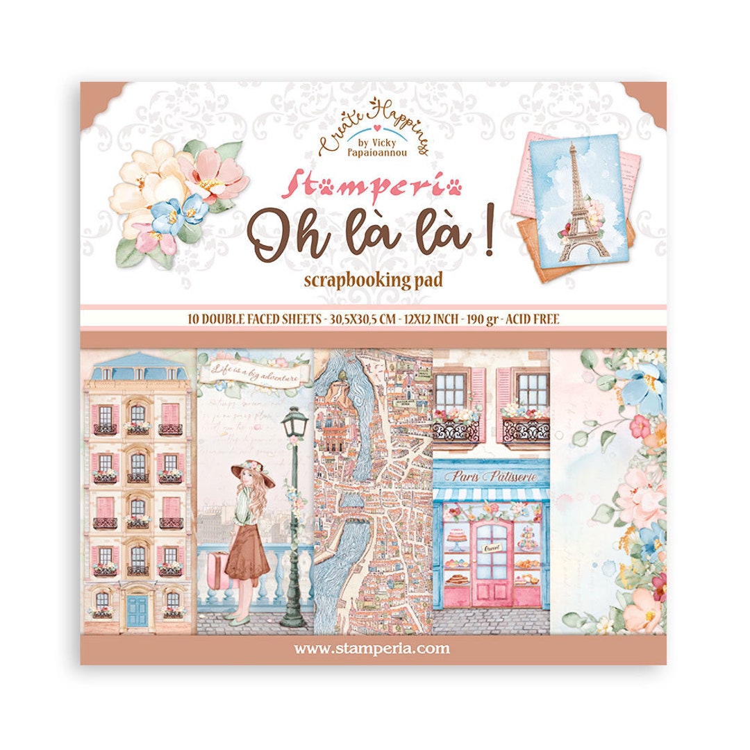 Stamperia Scrapbooking Double face sheet - Herbarium Silvae tags and letters