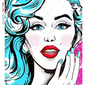 Paper Designs Rice Paper | Dreams Girls Rice Paper | A4 Rice Paper | Decoupage Paper | 12.5&quot; x 8.6&quot; | Comics 0037