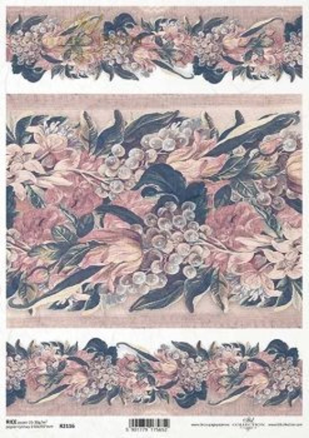 ITD Collection | Velvet Wallpaper Rice Paper | A4 Rice Paper ...