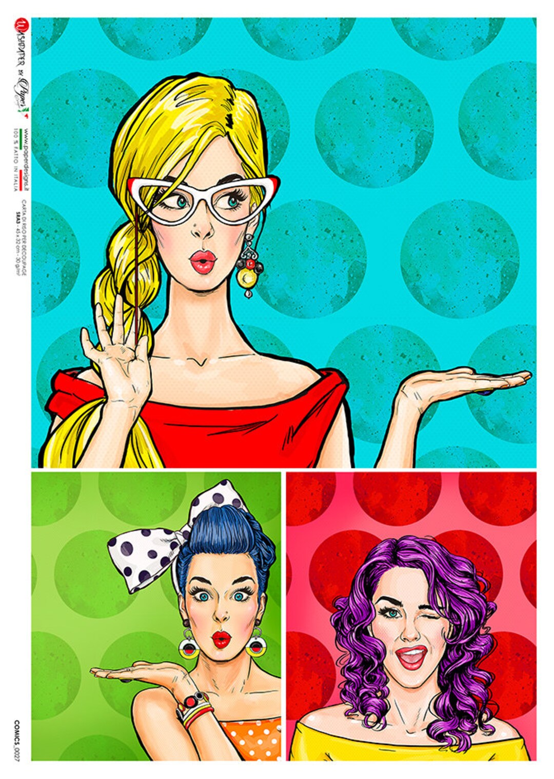 Paper Designs Rice Paper | Girls Rice Paper | A4 Rice Paper | Decoupage ...
